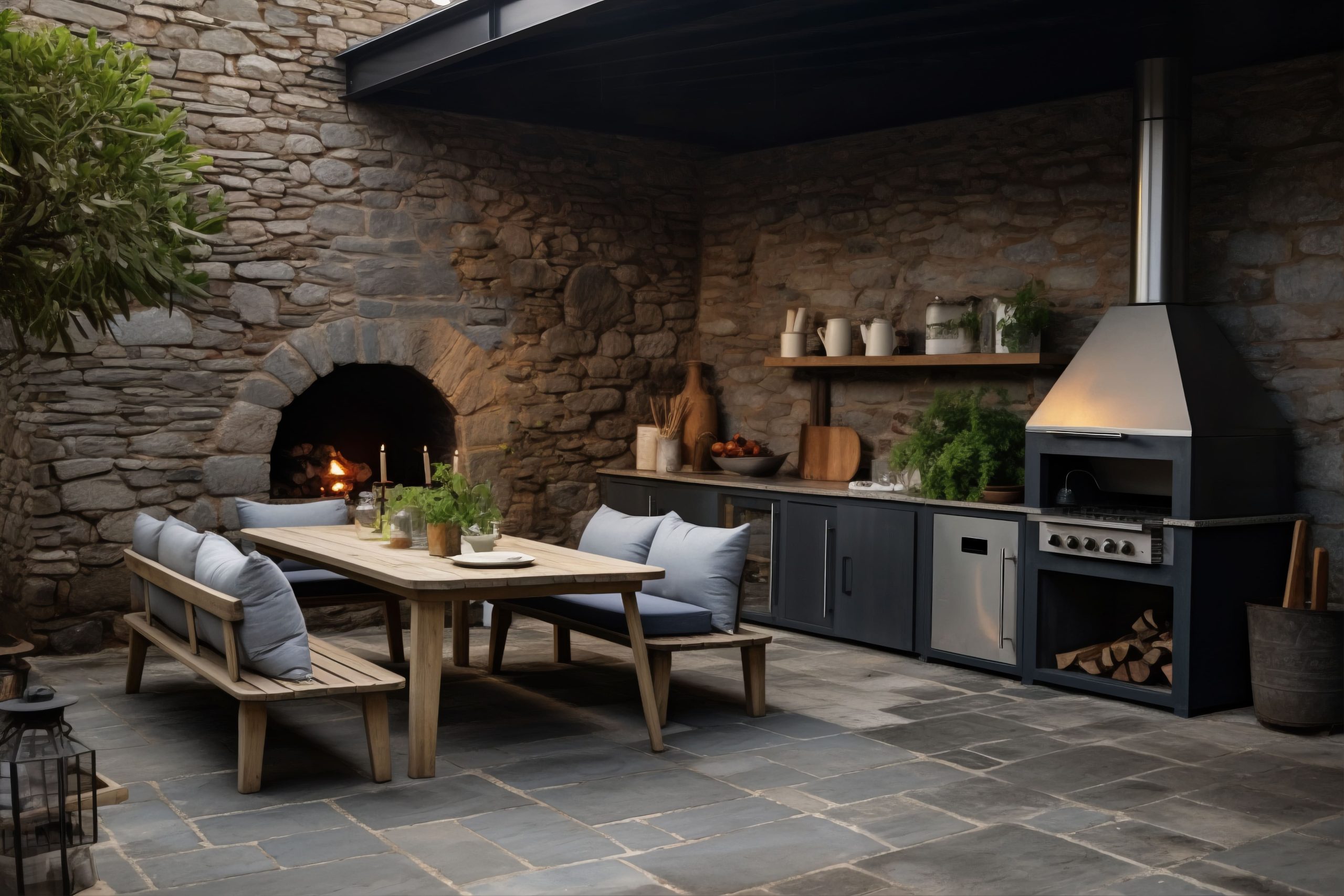 bespoke outdoor kitchen
